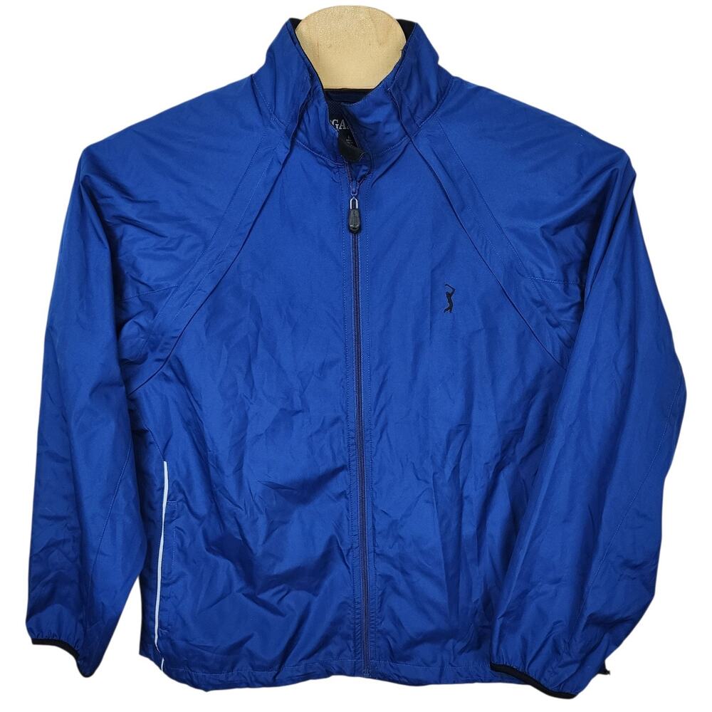 PGA TOUR hidden hood full zip Windbreaker Lightweight Large L